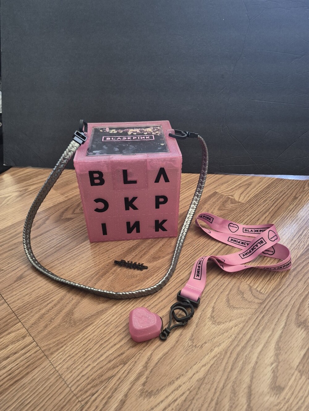 Blackpink VIP All Access Pink Cube with Clip and Landyard